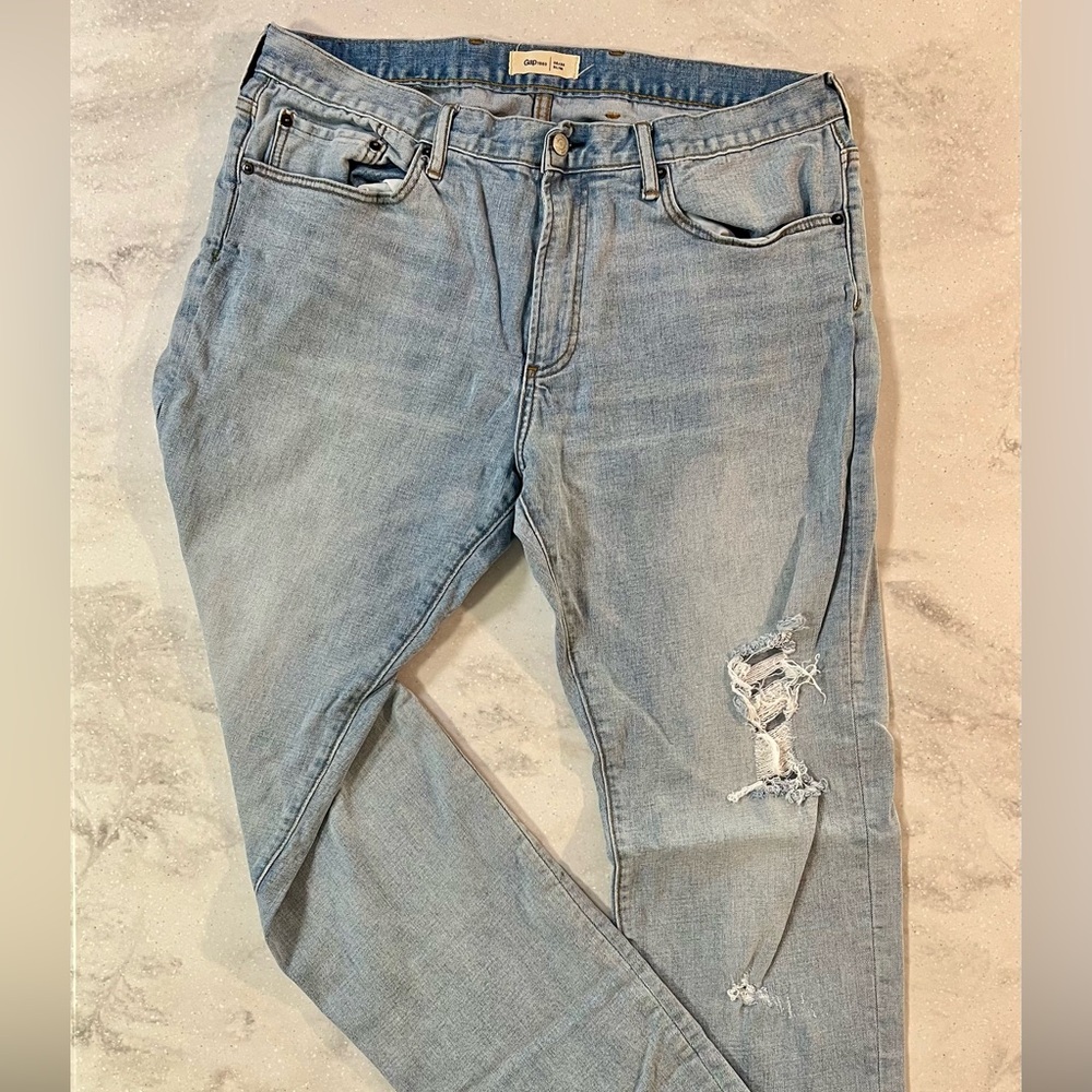 Gap 1969 Distressed Slim Fit Men’s Jeans Size 36 X 36